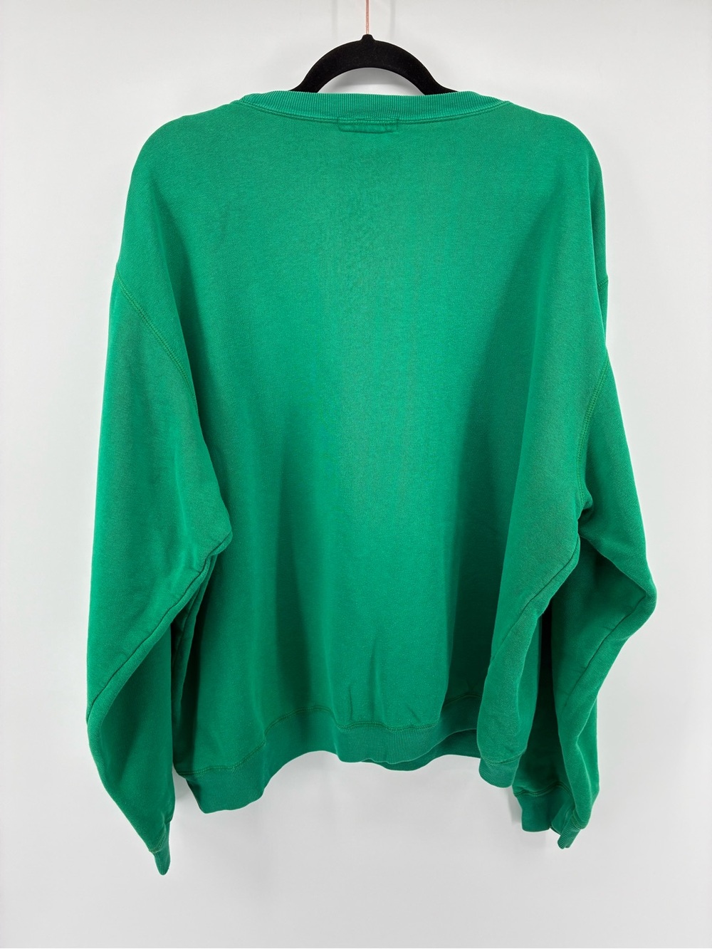 Vintage Club Monaco Men's Green Logo Sweatshirt Made in Hong Kong - Picture 5 of 7